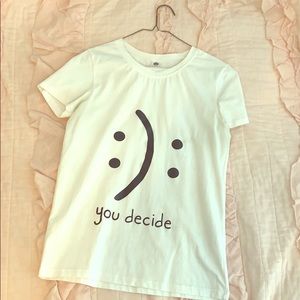 White you decide t-shirt